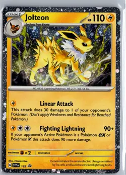Pokemon Scarlet & Violet Black Star Promo - Jolteon 169 - Image 1
