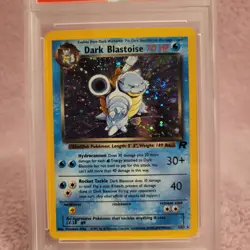 2000 Pokemon Rocket #3 Dark Blastoise Holo PSA 7 - Image 2
