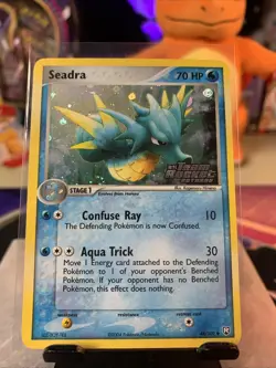 Seadra EX Team Rocket Returns 48/109 Reverse Holo w/ Swirl + Stamp Pokemon 2004 - Image 4