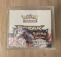 XY Breakthrough Booster Box In Acrylic Case 2015 Pokemon TCG Sealed - Image 1