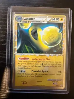 Lanturn Prime Pokemon TCG HGSS Unleashed 86/95 LP - Image 1