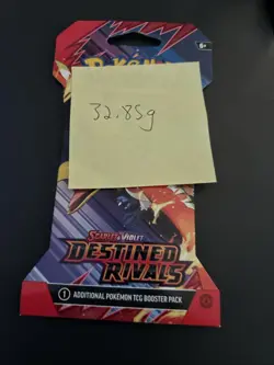 (VERY HEAVY) 32.85G Pokemon TCG Destined Rivals Sleeved Booster Pack (SEALED)✅ - Image 4