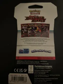 (VERY HEAVY) 32.78G Pokemon TCG Destined Rivals Sleeved Booster Pack (SEALED)✅ - Image 3