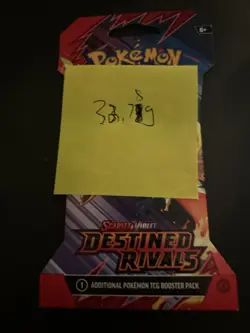 (VERY HEAVY) 32.78G Pokemon TCG Destined Rivals Sleeved Booster Pack (SEALED)✅ - Image 4