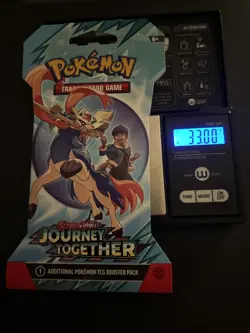Heavy! Over 33.00 Gram Pokemon Journey Together Sleeved Booster Pack Sealed - Image 1