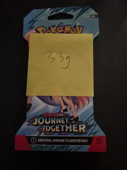 Heavy! Over 33.00 Gram Pokemon Journey Together Sleeved Booster Pack Sealed - Image 4