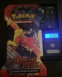 (VERY HEAVY) 32.65G Pokemon TCG Destined Rivals Sleeved Booster Pack (SEALED)✅ - Image 1