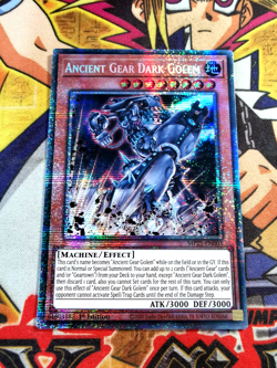 Ancient Gear Dark Golem mp25-en003 1st Edition (NEW) Starlight Rare Yu-Gi-Oh! - Image 1