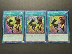3x Snatch Steal | Secret Rares | BLTR-EN096 | NM | 1st Editions | YuGiOh! - Image 1