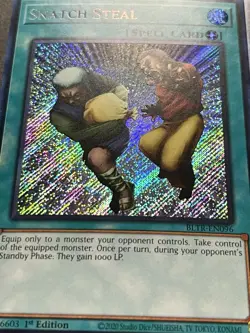 3x Snatch Steal | Secret Rares | BLTR-EN096 | NM | 1st Editions | YuGiOh! - Image 2