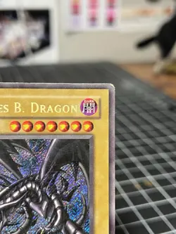 1996 TCG Limited Edition RED-EYES B. DRAGON HOLO RARE #BPT-005 - Image 4