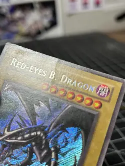 1996 TCG Limited Edition RED-EYES B. DRAGON HOLO RARE #BPT-005 - Image 5