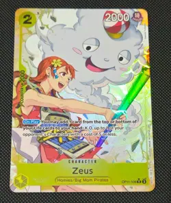 OP11-106 Zeus Alt Art One Piece TCG CCG OP11 A Fist of Divine Speed - Image 3