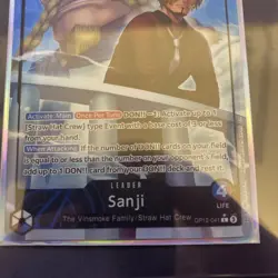 One Piece OP12-041 Sanji Leader Foil Alternate Art English Edition - Image 4