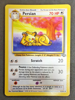 Persian 42/64 | Base Set Jungle | Non Holo Pokemon Card MP - Image 1