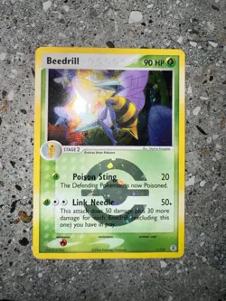 Pokemon TCG Cards Beedrill 1/112 FireRed & LeafGreen FRLG Reverse Holo Rare - Image 3