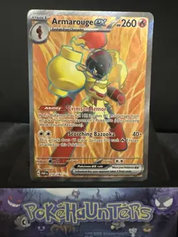 Pokemon Card Armarouge ex 218/182 Paradox Rift Full Art Ultra Rare NM - Image 1