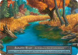 FOIL Sorcery Contested Realm - Autumn River (Foil) - Beta (B) - Image 1