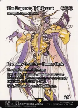 The Emperor, Hell Tyrant - Yawgmoth, Thran Physician (Showcase), #11, FCA, Regul - Image 1