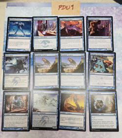 x1 MTG cards BLUE bulk lot (box shown) **100 Cards** [Box ID: PDU1] - Image 4