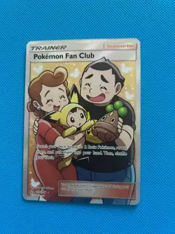 Pokemon Fan Club (Full Art) 155/156 Sm-Ultra Prism Holo - Trainer - English - Image 1