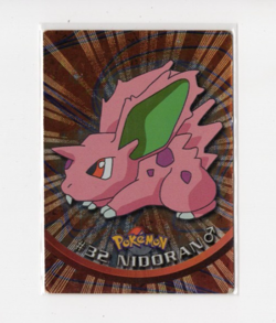 Topps Pokemon 32 Nidoran TV Animation Edition Foil Holo Pokemon - Image 1