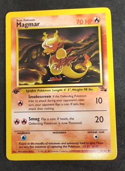 Magmar 39/62 1st Edition Fossil WOTC Vintage Pokemon - Image 1