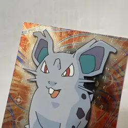 1999 Pokemon TV Animation Series #29 Nidoran HOLO Blue Logo - Image 2