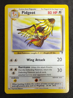 Pidgeot - 33/110 - Pokemon Legendary Collection Rare Card WOTC LP - Image 1