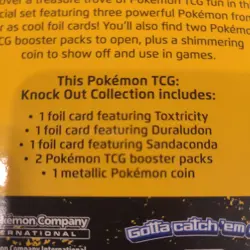 Pokemon TCG Knock Out Collection Box-Toxtricity, Duraludon, Sandaconda - Image 3