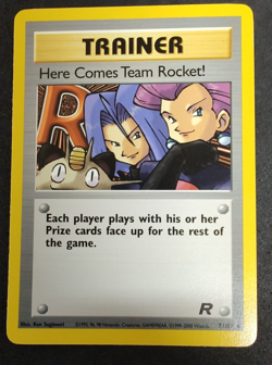 Here Comes Team Rocket 71/82 Non Holo Rare - Team Rocket - Pokemon TCG LP - Image 1