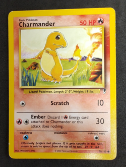 Charmander 70/110 Legendary 2002 WOTC Vintage Pokemon - Image 1