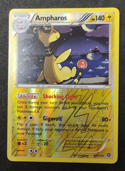 Ampharos - 40/114 - XY: Steam Siege 2016 - Reverse Holo - Pokemon TCG - Image 1