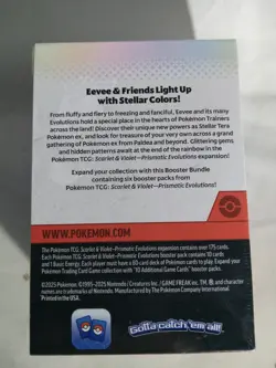 Pokemon Scarlet and Violet Prismatic Evolutions Booster Bundle 6 Pack - Image 2