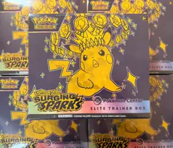 Pokemon TCG Surging Sparks Elite Trainer Box Pokemon Center ETB - New & Sealed - Image 1