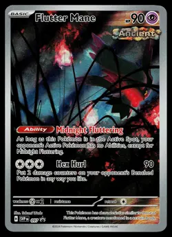Pokemon Card - Flutter Mane Scarlet & Violet Promo 097 Holo Illustration Rare - Image 1