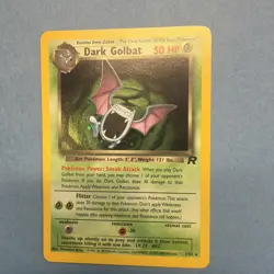 Dark Golbat 7/82 Team Rocket Holo Pokemon Card NP NM or higher - Image 1