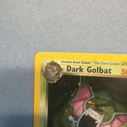 Dark Golbat 7/82 Team Rocket Holo Pokemon Card NP NM or higher - Image 2