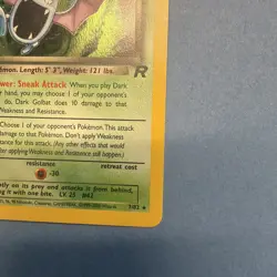 Dark Golbat 7/82 Team Rocket Holo Pokemon Card NP NM or higher - Image 5