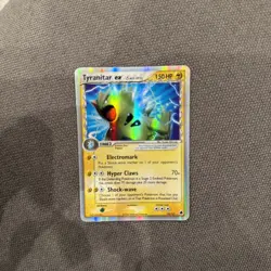 Pokemon Tyranitar ex (Delta Species) 99/101 Dragon Frontiers Holo NM - Image 1