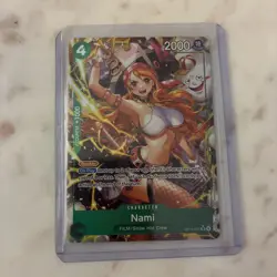 English One Piece Nami Alt Art OP14-031 The Azure Sea's Seven NM - Image 2