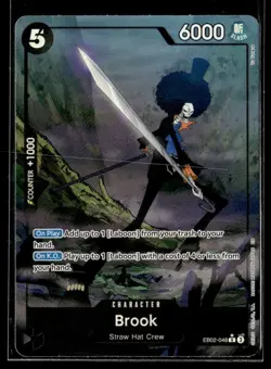 2025 One Piece - Extra Booster: Anime 25th Collection (Alt Art) Brook Character - Image 1