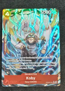 ONE PIECE TCG - KOBY - PRB02-001 - ALT ART RARE ENG PREMIUM BOOSTER 2 PRB02 - Image 1