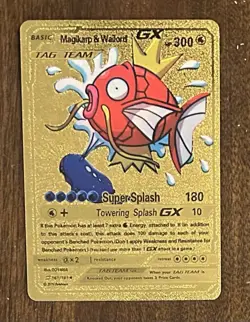 Magikarp & Wailord GX 300 Supersplash Pokemon Card - Image 1