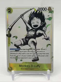 ST13-014 Monkey.D.Luffy C Parallel One Piece TCG English Promo Card - Image 1