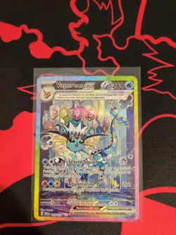 Pokemon TCG Vaporeon EX Prismatic Evolutions Special Illustration Card 149/131 - Image 3