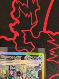 Pokemon TCG Vaporeon EX Prismatic Evolutions Special Illustration Card 149/131 - Image 4