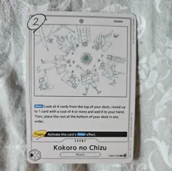 Kokoro no Chizu EB02-050 Rare - One Piece Card Game - Image 1
