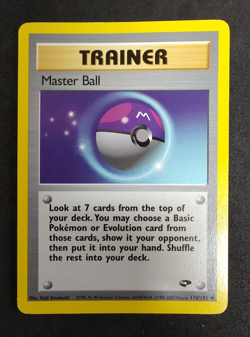 Pokemon TCG Master Ball Gym Challenge 116 Unlimited Uncommon Card - Image 1