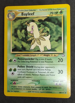 Pokemon Bayleef 28/111 Neo Genesis Unlimited WOTC Pokemon Uncommon Card - Image 1